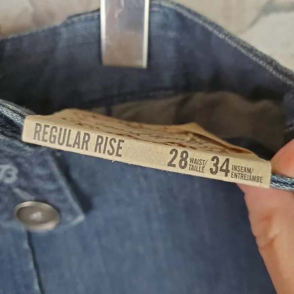 Vintage 90s Brody Trouser Jeans Reg Rise 28 Dark  Wash - Picture 13 of 16